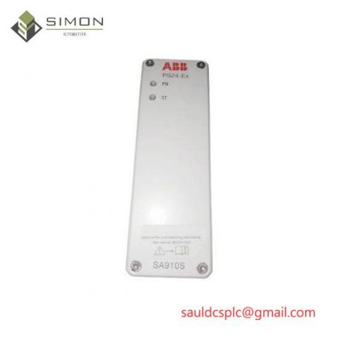 ABB PS24-EX SA910S: Advanced Power Supply Module for Industrial Control Systems